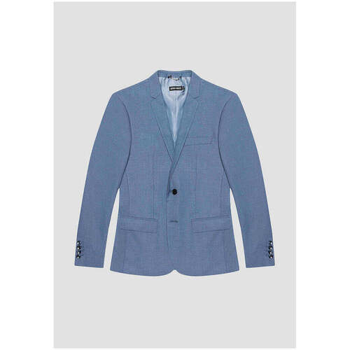 Textil Homem Casacos/Blazers Antony Morato MMJS00018-FA650330-7064-3-54 Azul
