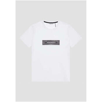 Textil Homem T-shirts e Pólos Antony Morato MMKS02345-FA120032-1000-1-1 Branco
