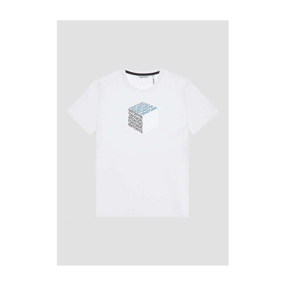 Textil Homem T-shirts e Pólos Antony Morato MMKS02353-FA100144-1000-1-1 Branco