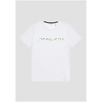 Textil Homem T-shirts e Pólos Antony Morato MMKS02356-FA100144-1000-1-1 Branco