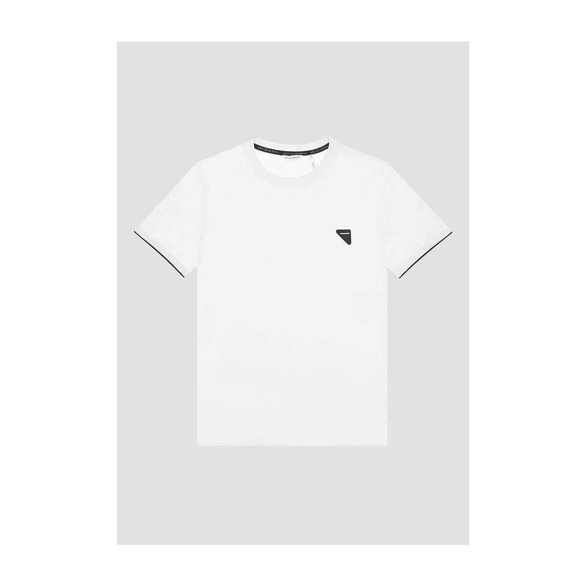 Textil Homem T-shirts e Pólos Antony Morato MMKS02362-FA100144-1000-1-1 Branco
