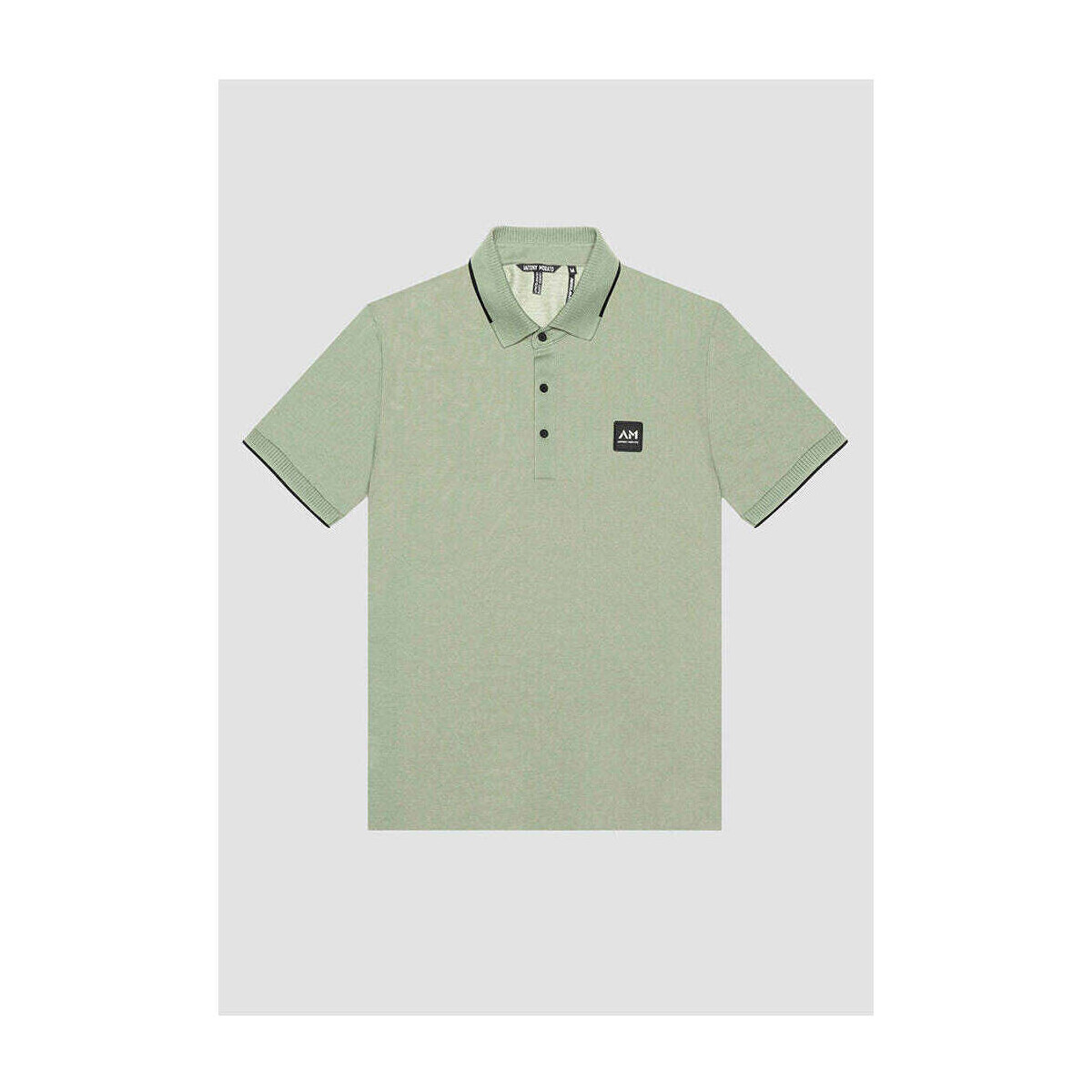 Textil Homem T-shirts Waterford e Pólos Antony Morato MMKS02370-FA100083-4077-4-1 Verde