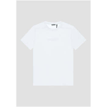 Textil Homem T-shirts e Pólos Antony Morato MMKS02389-FA100144-1000-1-1 Branco