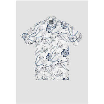 Textil Homem Camisas mangas comprida Antony Morato MMSS00177-FA430583-1011-18-1 Branco