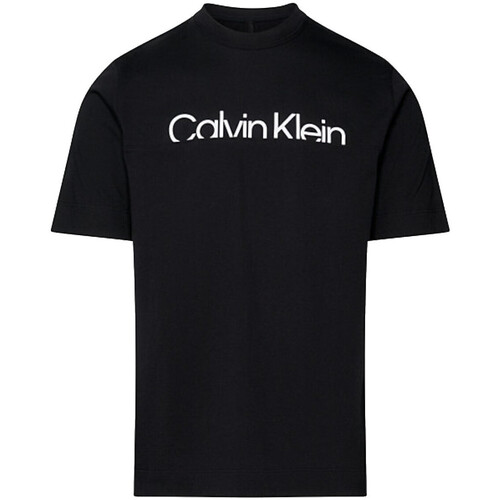Textil Homem T-Shirt mangas curtas Calvin Klein Calvin JEANS 00GMS4K190 Preto
