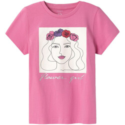 Textil Rapariga T-shirts e Pólos Name it  Rosa