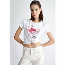 Textil Mulher T-shirts e Pólos Liu Jo MA4336 J5003-N9305 Branco