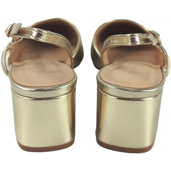 Bienve Sapato feminino dourado  b3055 Prata