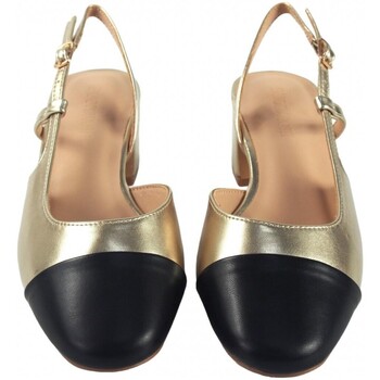 Bienve Sapato feminino dourado  b3055 Prata