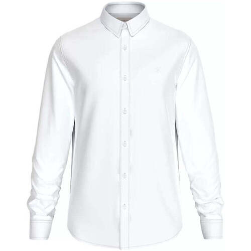Textil Homem Camisas mangas comprida Calvin shirt Klein Jeans J30J324614-YAF-1-1 Branco