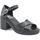 Sapatos Mulher Sandálias Bueno Shoes raval BUE-E24-WY12501-NE Cinza