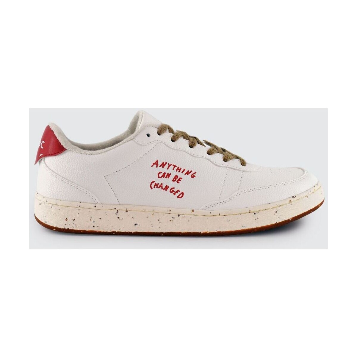 Sapatos Sapatilhas Acbc SHACBEVE - EVERGREEN-205 WHITE/RED APPLW Branco