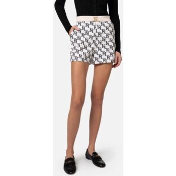 Textil Mulher Shorts / Bermudas Elisabetta Franchi SHS0141E2-E84 Bege