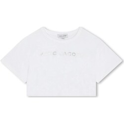 Textil Rapariga T-Shirt mangas curtas Marc Jacobs W60168 Branco