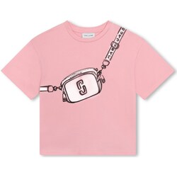 Textil Rapariga T-Shirt mangas curtas Marc Jacobs W60207 Rosa