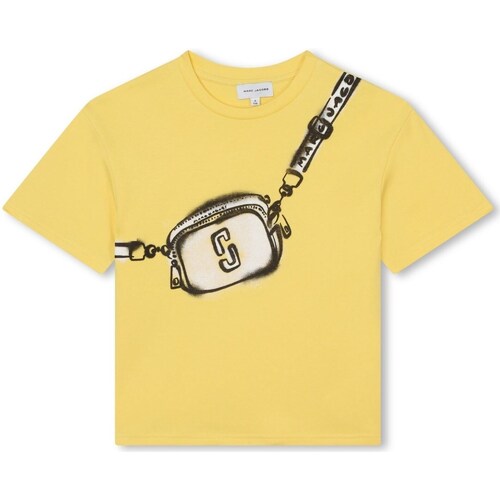 Textil Rapariga T-Shirt mangas curtas Marc Jacobs W60207 Amarelo