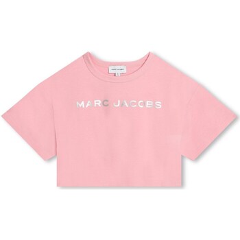 Textil Rapariga little marc jacobs embellished denim shorts Marc Jacobs W60168 Rosa