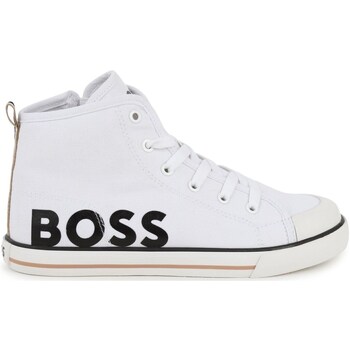 Sapatos Rapaz Uma moda responsável BOSS J51029 Branco