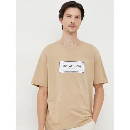 Textil Homem Oxford Short Sleeve Shirt Babies-Kids MICHAEL Michael Kors CH351RG1V2 Verde