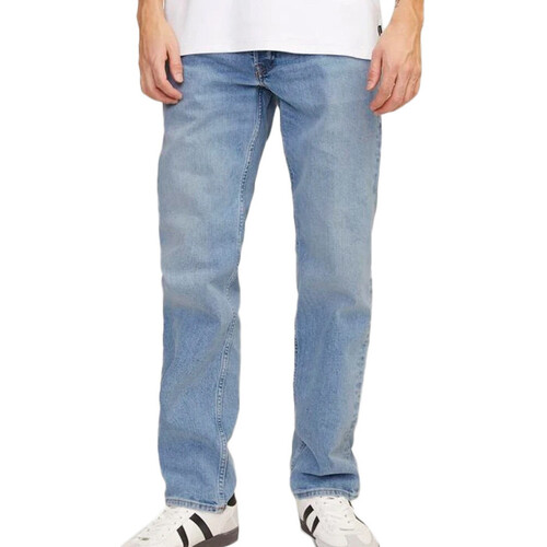 Textil Homem Calças Jeans Lyle & Scott  Azul