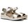 Sapatos Mulher Sandálias Fluchos F1475 Ouro