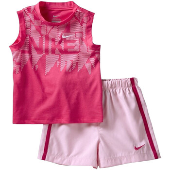 Textil Criança Todos os fatos de treino lifestyle Nike 465359 Rosa