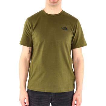 Textil Homem T-Shirt mangas curtas The North Face NF0A87NG Verde
