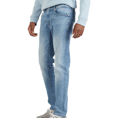 Textil Homem Calças Jeans Lyle & Scott   Azul