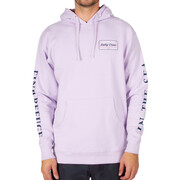 Hoodie with rubber appliqué