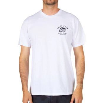 Textil fine Philipp Plein T-Shirt mit Kristallen Schwarz Salty Crew  Branco
