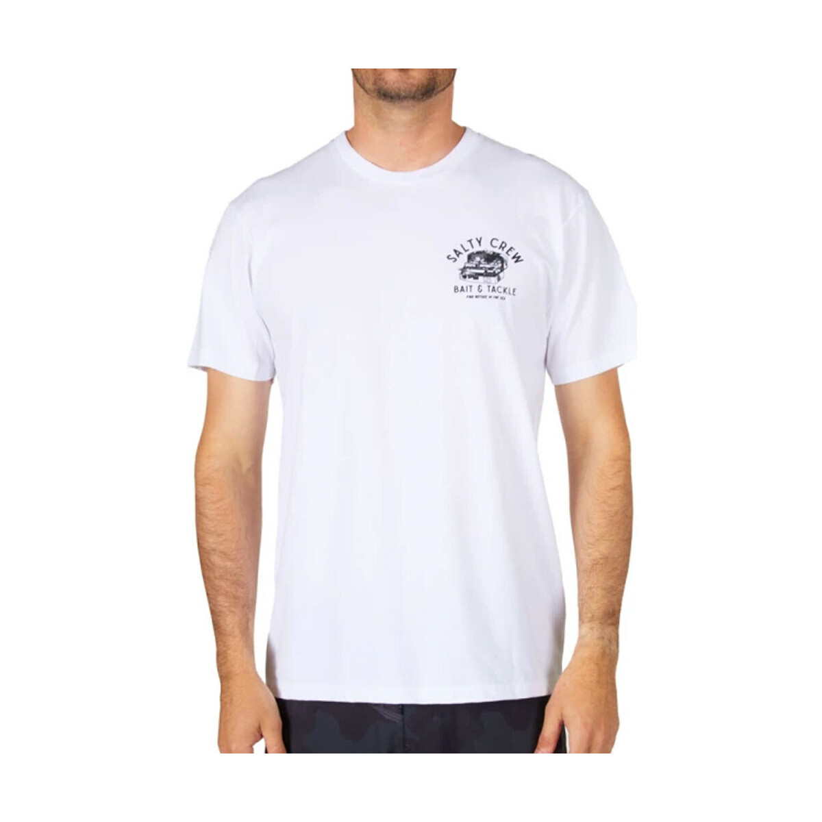 Textil Homem T-shirts e Pólos Salty Crew  Branco