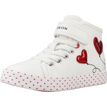 Sapatos Rapariga Sapatilhas Geox JR CIAK GIRL Branco