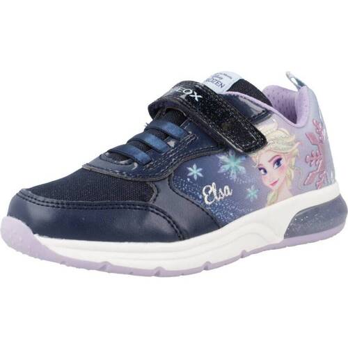 Sapatos Rapariga Sapatilhas Geox J SPACECLUB GIRL Azul