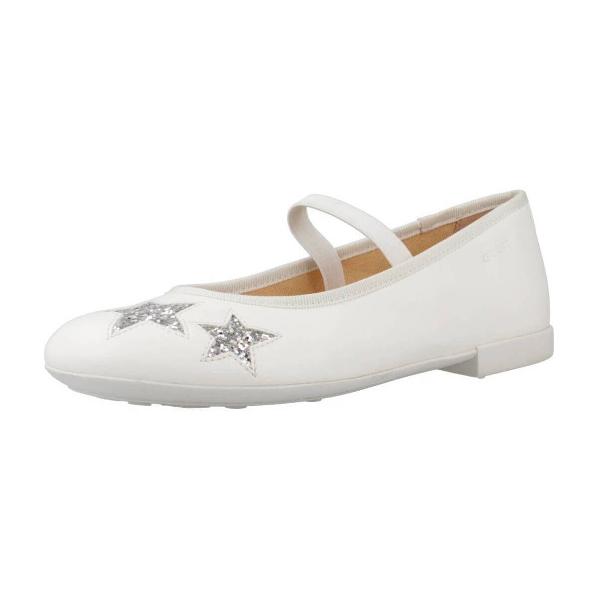 Sapatos Rapariga Sapatos & Richelieu Geox JR PLIE' Branco