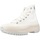 Sapatos Mulher Sapatilhas de cano-alto Converse RUN STAR HIKE PLATFORM METALLIC Branco
