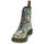 Sapatos Mulher Botas baixas Dr. Martens 1460 W Multi Floral Garden Print Backhand Branco / Multicolor