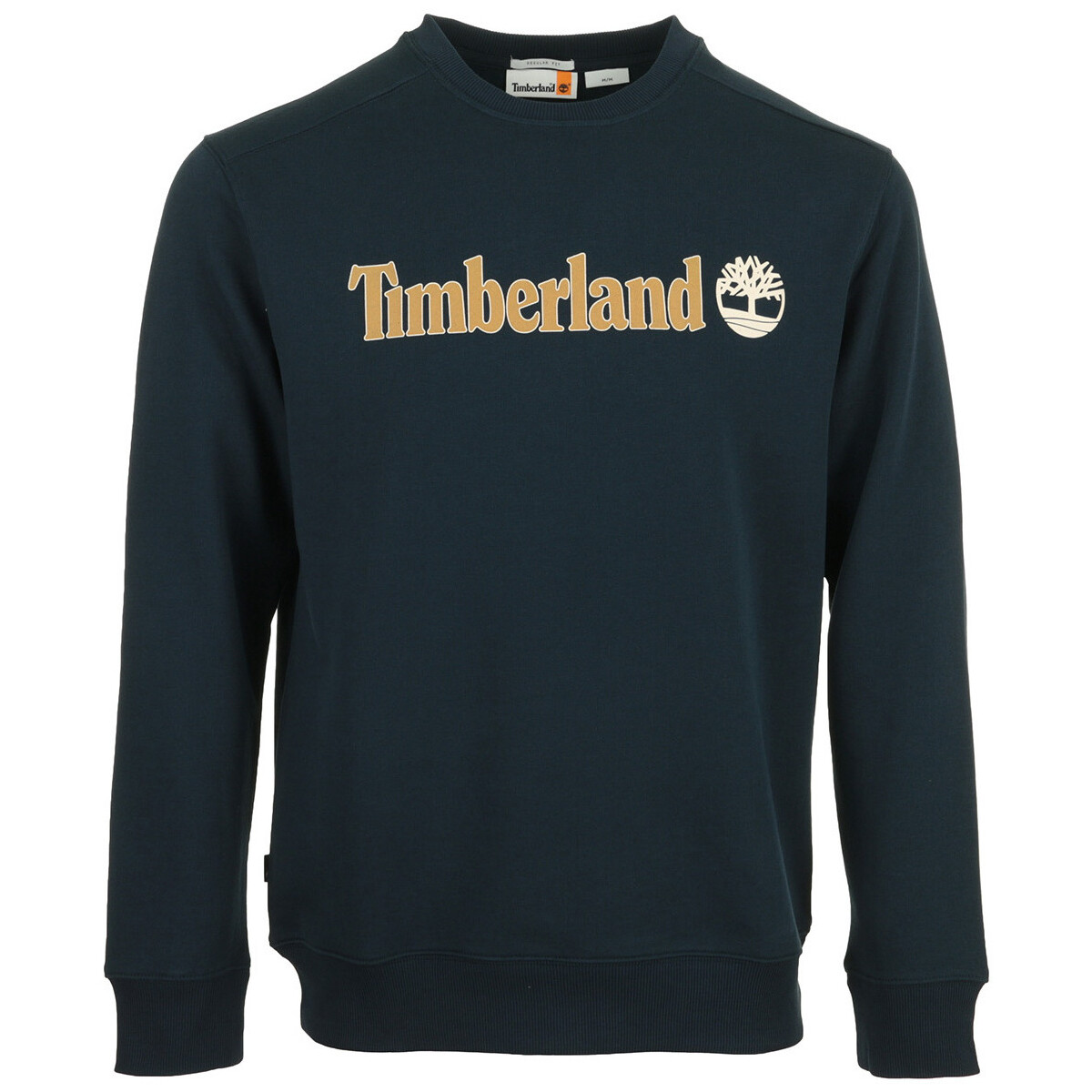 Textil Homem Sweats Timberland Linear Logo Crew Neck Azul