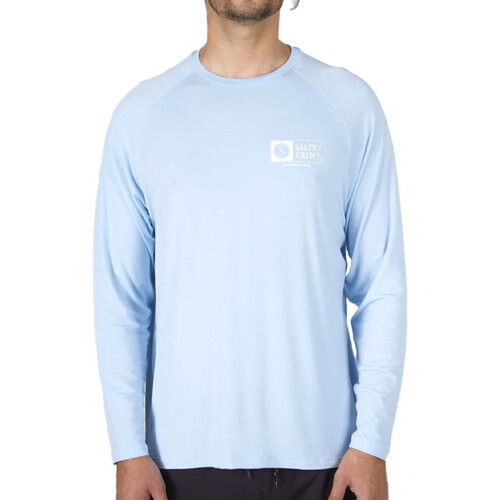 Textil fine Philipp Plein T-Shirt mit Kristallen Schwarz Salty Crew  Azul