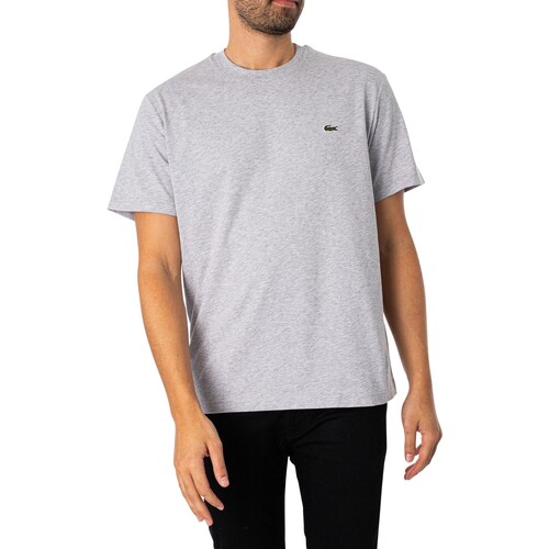 Lacoste T-Shirt clássica com logótipo Cinza