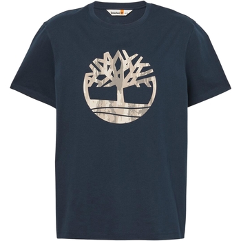 Textil Homem T-Shirt mangas curtas Timberland Reaxion 227651 Azul