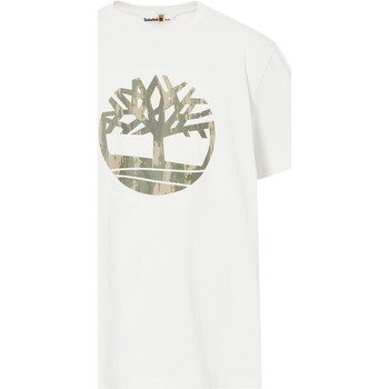 Textil Homem T-Shirt mangas curtas Timberland 227626 Branco