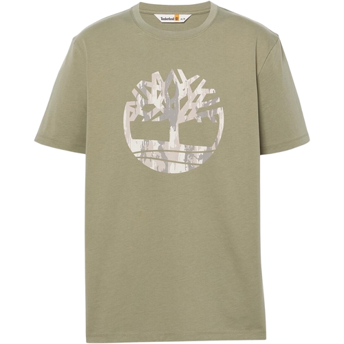 Textil Homem T-Shirt mangas curtas Timberland Reaxion 227631 Verde