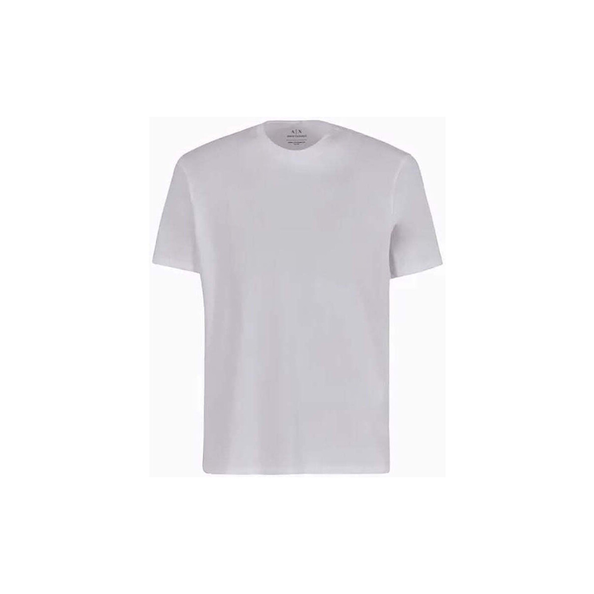 Textil Homem T-shirts e Pólos Emporio Armani 3DZTCEZJ3VZ1100-1-1 Branco