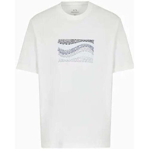 Textil Homem T-shirts e Pólos Emporio Armani 3DZTLEZJ9JZ1116-1-1 Branco
