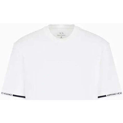 Textil Homem T-shirts e Pólos Emporio Armani 3DZTLRZJLFZ1116-1-1 Branco