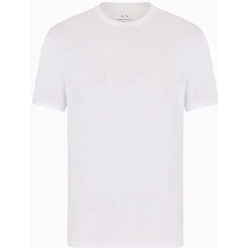 Textil Homem T-shirts e Pólos Emporio Armani 8NZTCDZ8H4Z1100-1-1 Branco