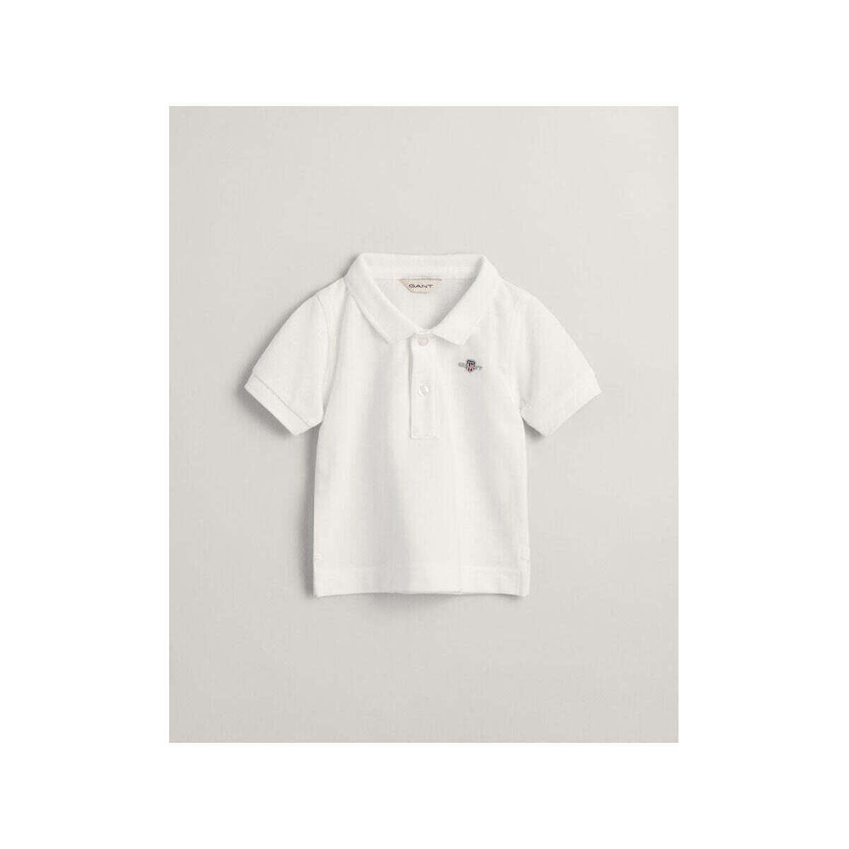 Textil Rapaz T-shirts e Pólos Gant Kids 505186-110-1-12 Branco