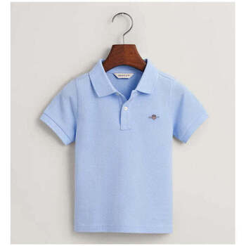 Textil Rapaz T-shirts Oakport e Pólos Gant Kids 505186-426-3-12 Azul