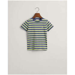 Textil Rapaz T-shirts e Pólos Gant Kids 805188-421-3-17 Azul