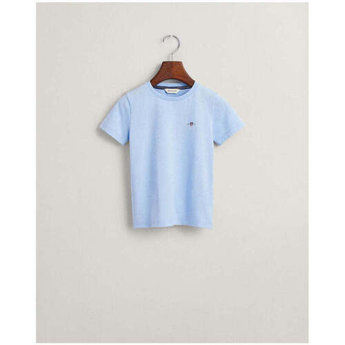 Textil Rapaz T-shirts e Pólos Gant Kids 805189-426-3-17 Azul